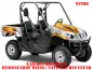 Preview: Nitro Weiß, Feuerfarbe = Natürlich für Yamaha Rhino 450/660/700