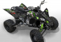Preview: Joker Hintergrund Schwarz, Jokerfarbe Grün-Weiß für Yamaha YFZ 450R up 2014+