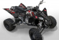 Preview: Joker Hintergrund Schwarz, Jokerfarbe Rot-Weiß für Yamaha YFZ 450R up 2014+