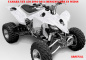 Preview: Arsenal Weiß für Yamaha YFZ 450 2004-2008 & 2012-2014