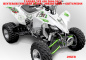 Preview: Joker Hintergrund Weiß, Jokerfarbe Grün-Weiß für Yamaha YFZ 450 2004-2008 & 2012-2014