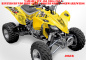 Preview: Joker Hintergrund Gelb, Jokerfarbe Schwarz-Weiß für Yamaha YFZ 450 2004-2008 & 2012-2014