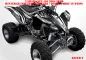 Preview: Racer-X Background = Black, Design color = White for Yamaha YFZ 450 2004-2008 & 2012-2014