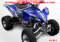 Preview: Racer-X Hintergrundfarbe = Blau, Designfarbe = Weiß für Yamaha YFZ 450 2004-2008 & 2012-2014