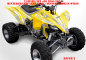 Preview: Racer-X Hintergrundfarbe = Gelb, Designfarbe = Weiß für Yamaha YFZ 450 2004-2008 & 2012-2014