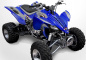 Preview: War Machine Hintergrund = Blau, Designfarbe = Silber für Yamaha YFZ 450 2004-2008 & 2012-2014