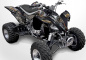 Preview: Zombie Outlaw Splatter Schwarz für Yamaha YFZ 450 2004-2008 & 2012-2014