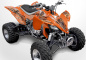Preview: Zombie Outlaw Splatter Orange für Yamaha YFZ 450 2004-2008 & 2012-2014