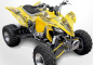 Preview: Zombie Outlaw Splatter Gelb für Yamaha YFZ 450 2004-2008 & 2012-2014
