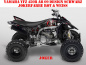 Preview: Joker Hintergrund Schwarz, Jokerfarbe Rot-Weiß für Yamaha YFZ 450R 2009-2013