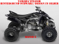 Preview: Racer-X Hintergrundfarbe = Schwarz, Designfarbe = Silber für Yamaha YFZ 450R 2009-2013