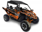 Preview: Racer-X Background = Black, Design color = Orange for Yamaha YXZ 1000R