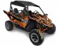 Preview: Racer-X Hintergrund = Schwarz, Designfarbe = Orange für Yamaha YXZ 1000R