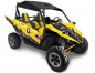 Preview: War Machine Background = Yellow, Design color = Black for Yamaha YXZ 1000R