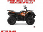 Preview: Eraser Orange for CF-Moto CForce 450/500/520 S until to 2022