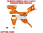 Preview: Example picture for thr colors, Camo Orange for CF-Moto CForce 450/500/520 S until to 2022
