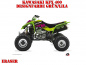 Preview: Eraser Green-Purple for Kawasaki KFX 400