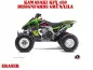Preview: Eraser Grün-Lila für Kawasaki KFX 450