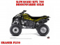 Preview: Eraser Gelb für Kawasaki KFX 700