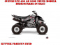 Preview: Freegun-Eyed Grau-Rot für Suzuki LTZ 400 ab 2009+
