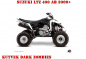 Preview: Zombies Dark Schwarz für Suzuki LTZ 400 ab 2009+