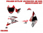 Preview: Eraser Red-White for Polaris Outlaw 450/500/525 up 2009+