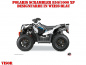 Preview: Visor Weiß-Blau Standard Kit für Polaris Scrambler 850/1000 XP 2013-2022