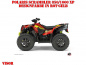 Preview: Visor Rot-Gelb Standard Kit für Polaris Scrambler 850/1000 XP 2013-2022