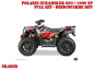 Preview: Eraser Rot Full Kit für Polaris Scrambler 850/1000 XP 2013-2022