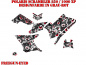 Preview: Example picture for thr colors, Freegun-Eyed Grau-Rot Standard Kit für Polaris Scrambler 850/1000 XP 2013-2022