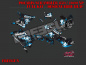 Preview: Freegun Blau Full Kit für Polaris Scrambler 850/1000 XP 2013-2022