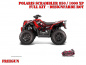 Preview: Freegun Rot Full Kit für Polaris Scrambler 850/1000 XP 2013-2022