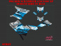 Preview: Example picture for thr colors, Spirit Blau Standard Kit für Polaris Scrambler 850/1000 XP 2013-2022