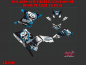 Preview: Beispiel Bild für die Farben, Trash Blue Standard Kit for Polaris Scrambler 850/1000 XP 2013-2022