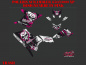 Preview: Beispiel Bild für die Farben, Trash Pink Standard Kit for Polaris Scrambler 850/1000 XP 2013-2022