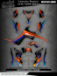 Preview: SO13422 bedruckt auf Chrome Folie Basis Material für die Yamaha Raptor YFM 700R 2013+