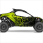 Preview: Quake Leuchtgrün XL Version für Can-Am Maverick R 2 Doors