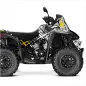 Preview: X-Design Grau-Gelb XL Version für CAN-AM Renegade 1000/800/650/570 XMR