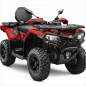 Preview: Hexa Mega Rot für CF-Moto CForce 400/450/500/520 S/L ab 2022+