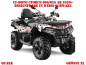 Preview: Quake Weiß-Schwarz XL Version für CF-Moto CForce 600-625 S/L ab 2020+