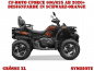 Preview: Symbiote Schwarz-Orange XL Version für CF-Moto CForce 600-625 S/L ab 2020+