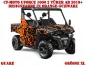 Preview: Quake Orange-Schwarz XL Version für CF-Moto UForce 1000 2 Doors