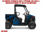 Preview: Quake Blue-Black M Version for CF-Moto UForce 600 2 Doors