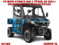 Preview: Quake Blue-Black XL Version for CF-Moto UForce 600 2 Doors