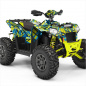 Preview: Race Spirit Blau-Gelb für Polaris Scrambler XP 850, XP 1000, XP 1000-S