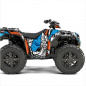 Preview: Petrol Head Blau-Orange XL Version für Polaris Sportsman 850/XP 1000/ XP 1000-S