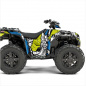 Preview: Petrol Head Blau-Gelb XL Version für Polaris Sportsman 850/XP 1000/ XP 1000-S