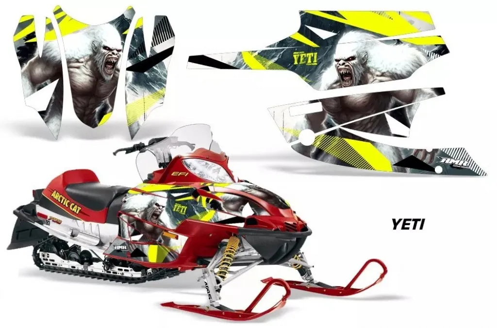 Yeti Gelb für Arctic Cat Firecat/Sabercat (F5, F6, F7) 2003-2006