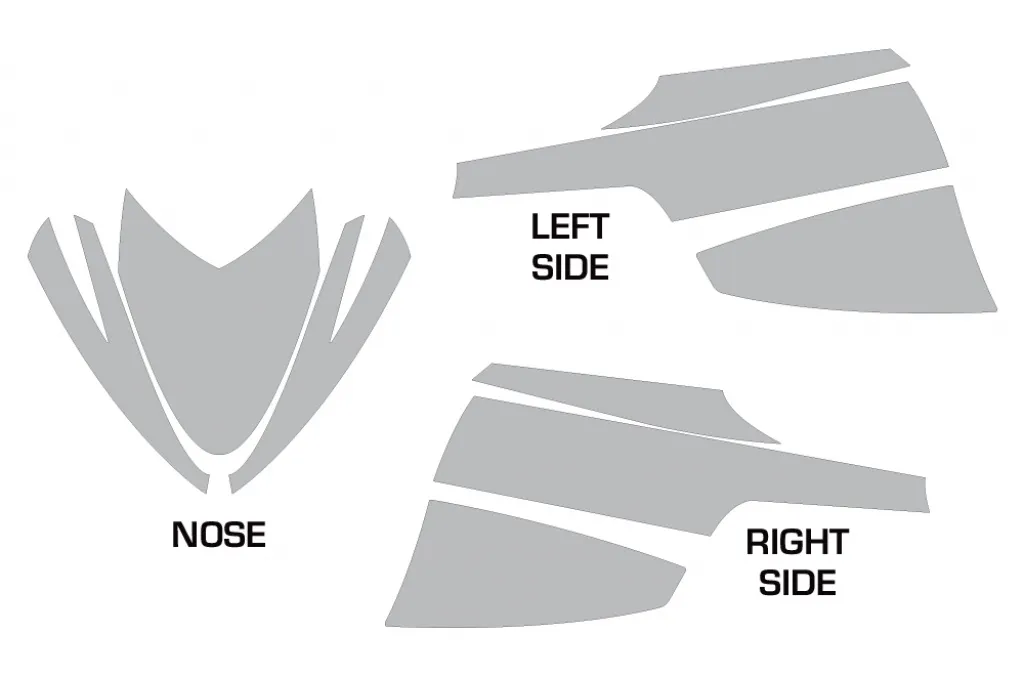 Schnittmuster für Arctic Cat M Series/Crossfire Schneemobil 2007-2011