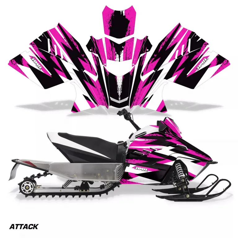 Attack Pink für Arctic Cat ZR 200 Schneemobil 2018-2024